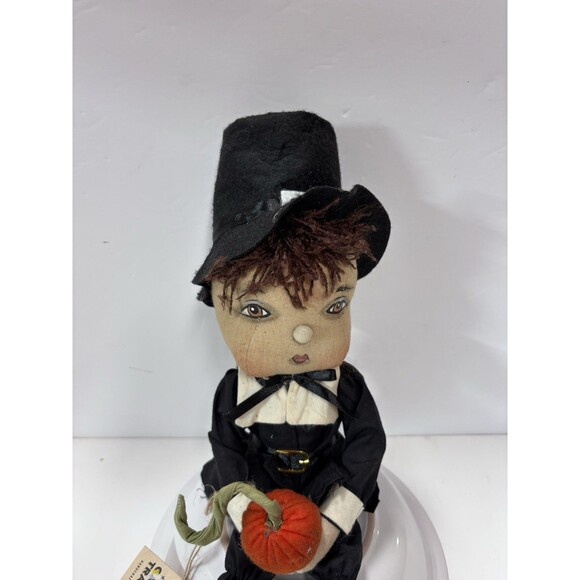 Joe Spencer Gathered Traditions Adam & Eve Pilgrims Thanksgiving Fall Decor - Picture 3 of 14